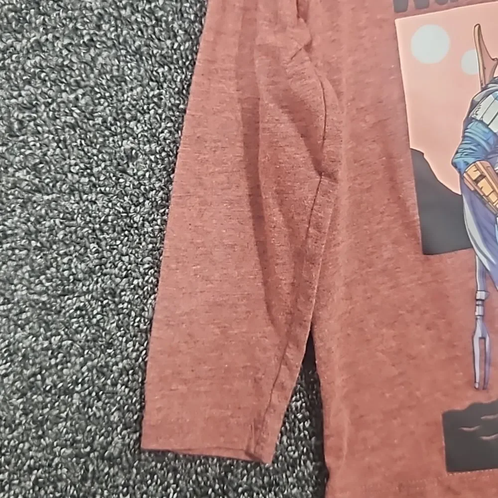 Old Navy Mandalorian Star Wars Kid XS (5) This is The Way Long Sleeve Tee Shirt